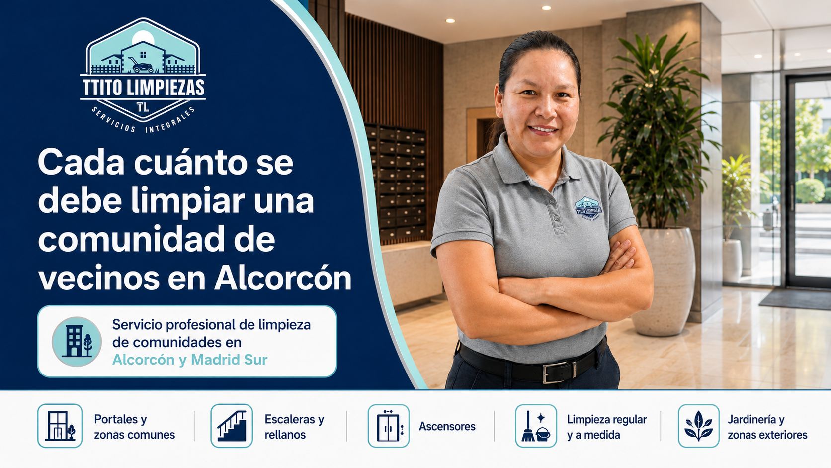 Cada cuánto se debe limpiar una comunidad de vecinos en Alcorcón